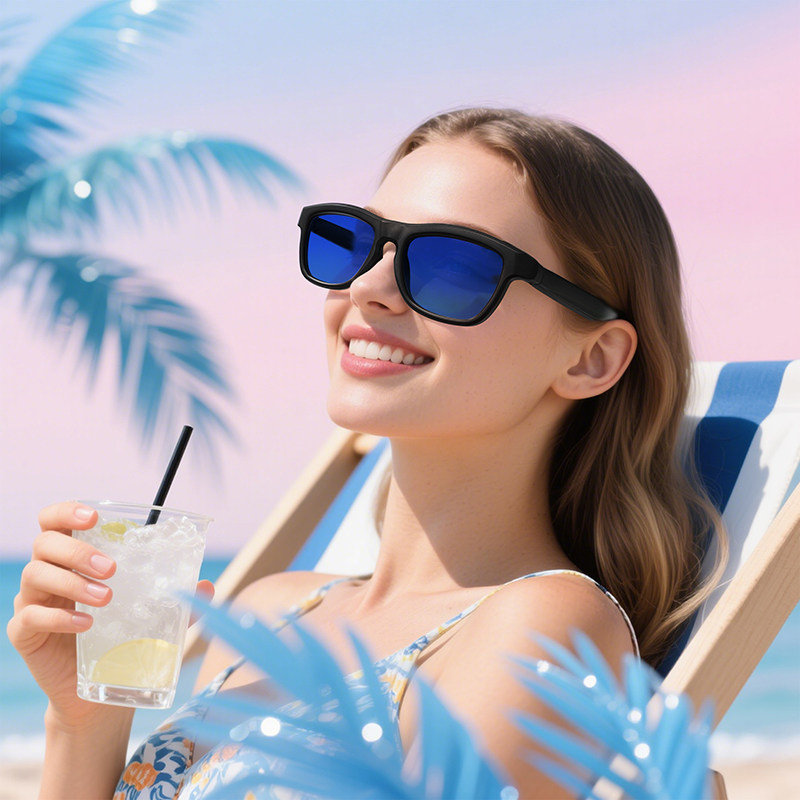 GV90 Smart glasses touch changing lenses color